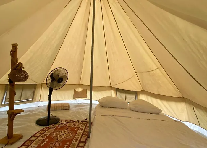 Luxusní stan Canvas Tent Near The Agean Sea Marmaris